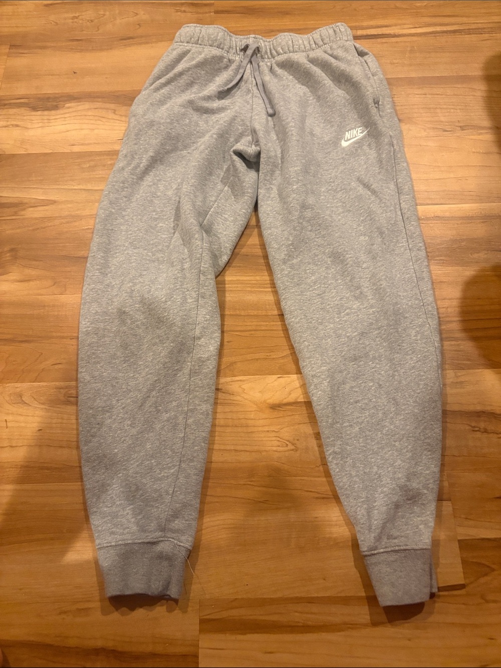 Nike Youth Light Gray Fleece Joggers